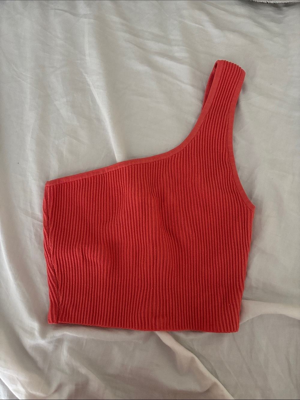 aritzia crop top size xs coral